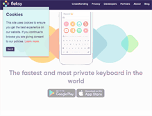 Tablet Screenshot of fleksy.com